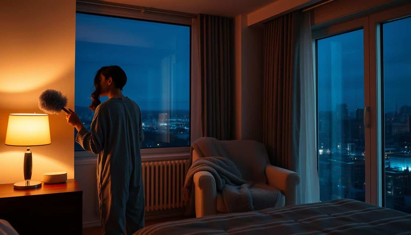 Quiet cleaning methods for night owls